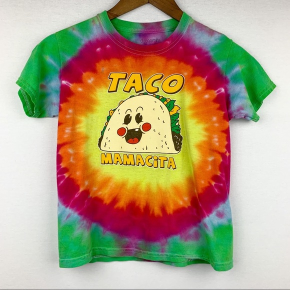 Dyenomite Taco Mamacita Eat More Tacos Crop Top - Picture 11 of 11